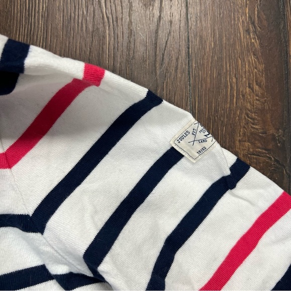 Joules Harbour long sleeve striped top SZ 8 - Picture 5 of 7
